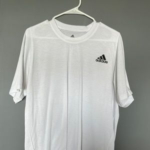 White Adidas Tee